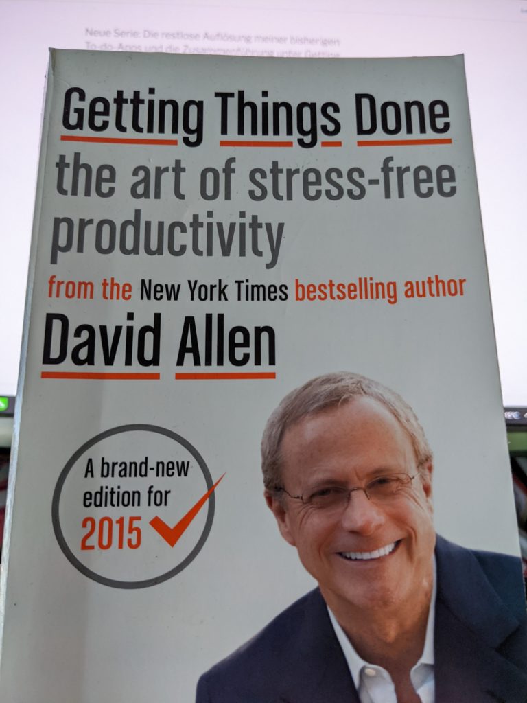 Gettings Things Done, David Allen, aus meinem Bücherregal / Bild-/Quelle: privat