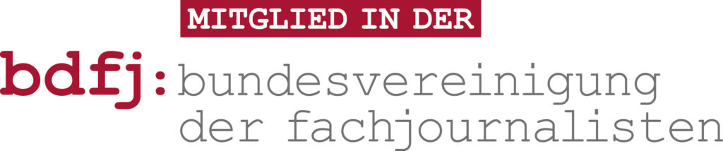 Logo bdfj Bundesvereinigung der Fachjournalisten / Bild-/Quelle: bdfj